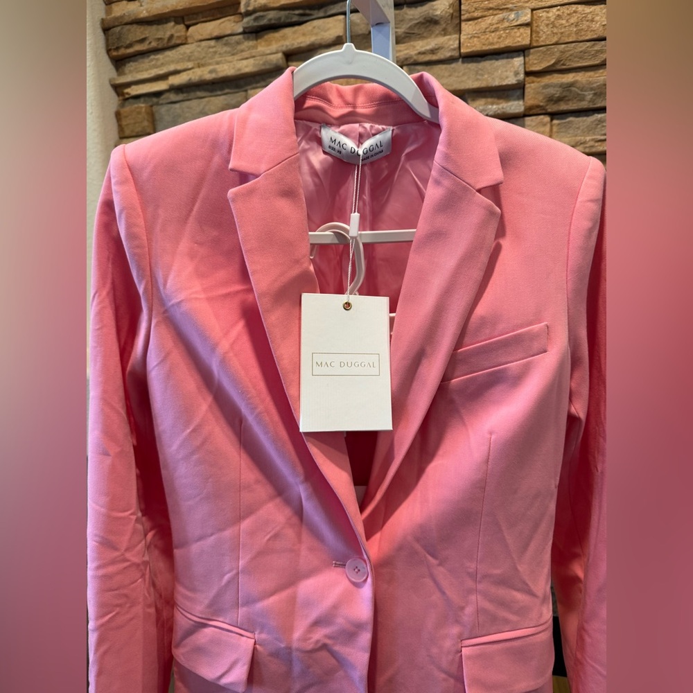 Mac Duggal Vibrant Pink Women's Pantsuit Size XS - Picture 4 of 16